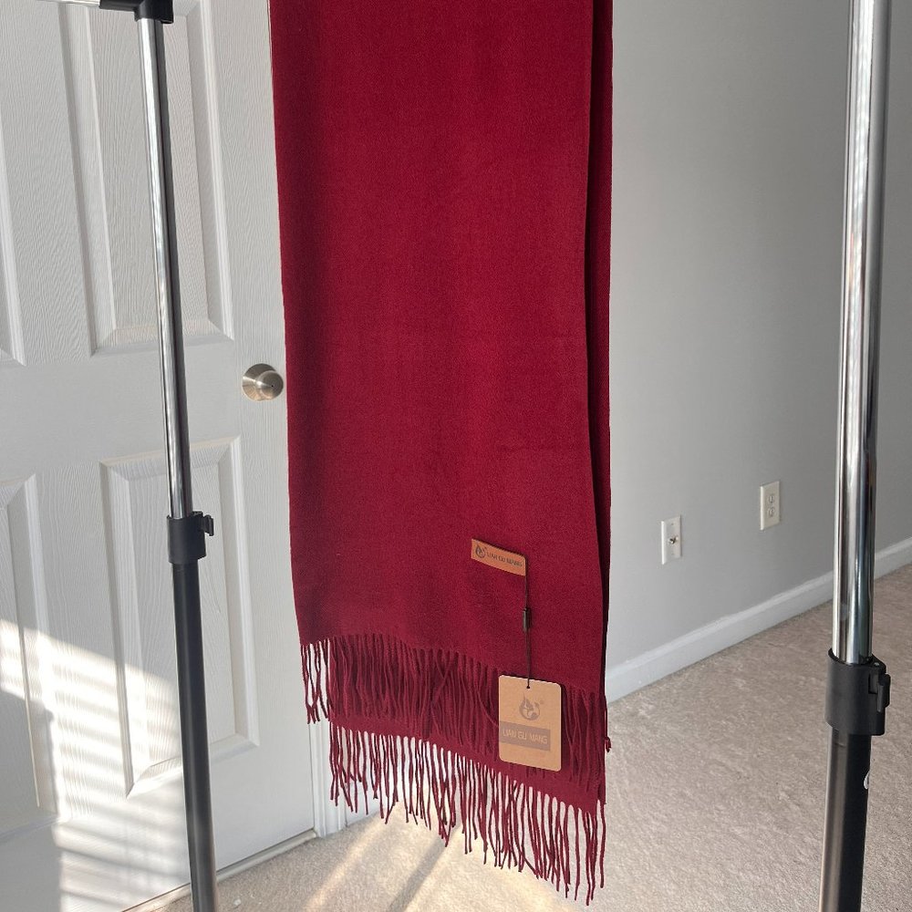 Cashmere Feel Solid Scarf, Christmas &Thanks Giving Gift, Luxurious Shwal